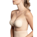 BYE-BRA - BRA INVISIBLE BEIGE CUP D