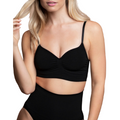 BYE-BRA - MEDIUM CONTROL BRA SEAMLESS BLACK SIZE M
