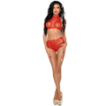 ME-SEDUCE - MONA SET RED L/XL