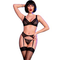 CHILIROSE - CR 4692 SET FOUR PIECES BLACK XL