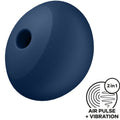 SATISFYER - AIR POWER 4 STIMULATOR & VIBRATOR 12 VIBRATIONS BLUE