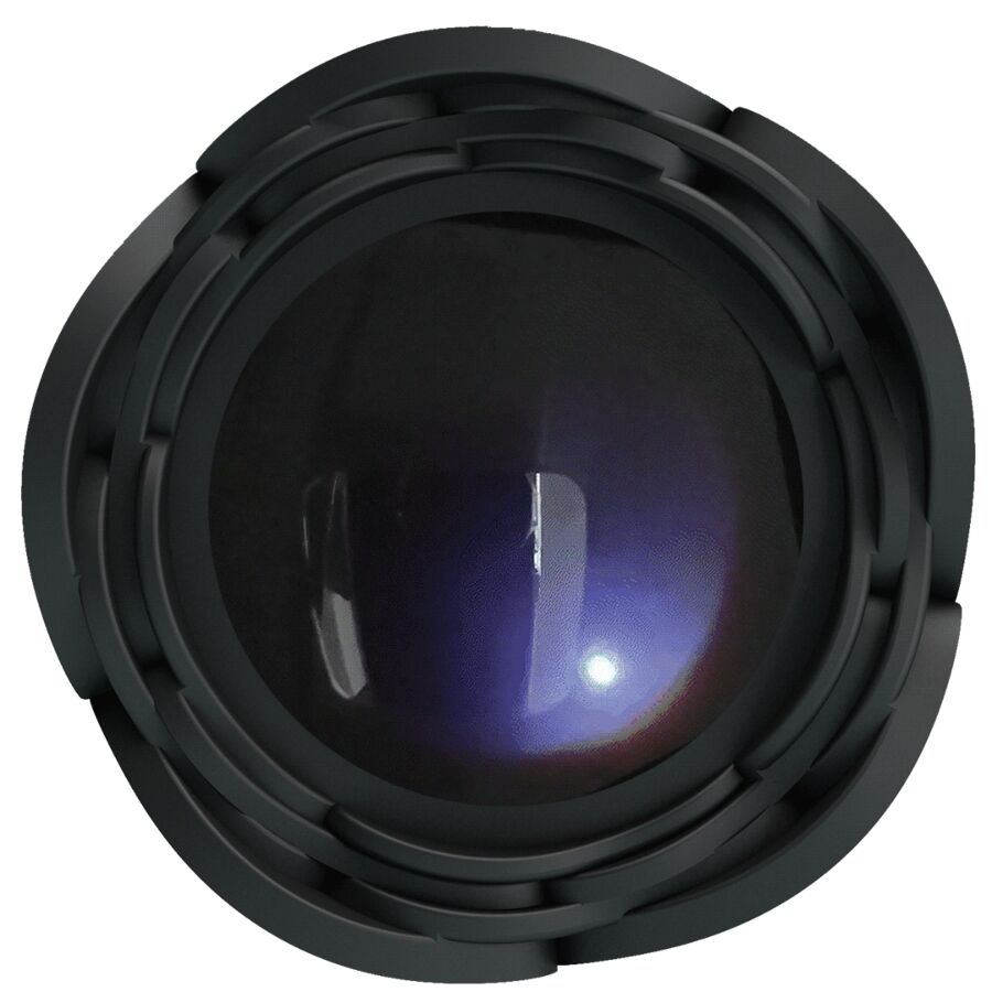 PRETTY LOVE - OSBORN ANAL PLUG WITH  LED LIGHT BLACK 9.8 CM