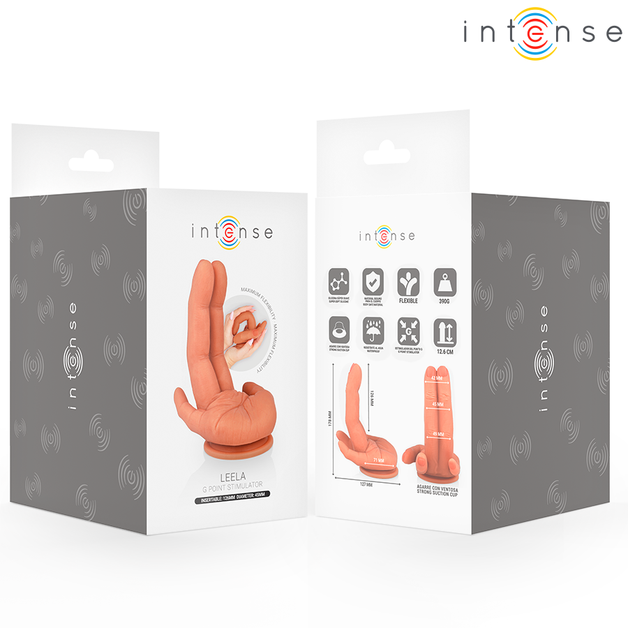 INTENSE - LEELA G-SPOT STIMULATOR FLEXIBLE HAND 12.6 CM
