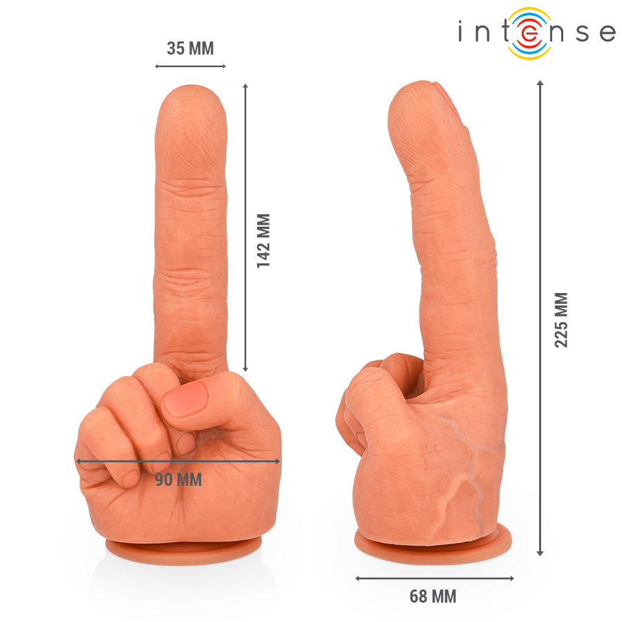 INTENSE - HUBERT G-SPOT STIMULATOR FLEXIBLE HAND 14.2 CM
