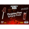 DIABLO GOLOSO - 50 PENIS LOLLIPOPS RON COLA FLAVOR 10% ALCOHOL