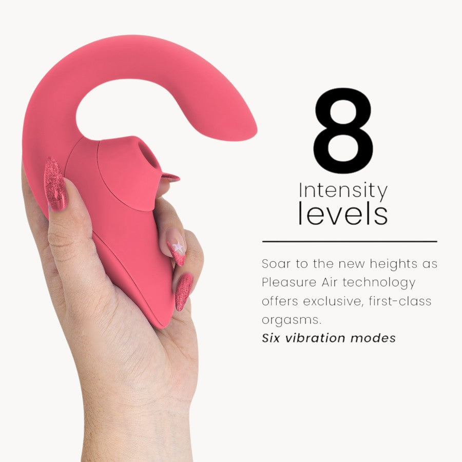 WOMANIZER - BLEND RABBIT VIBRATOR STIMULATOR VIBRANT ROSE
