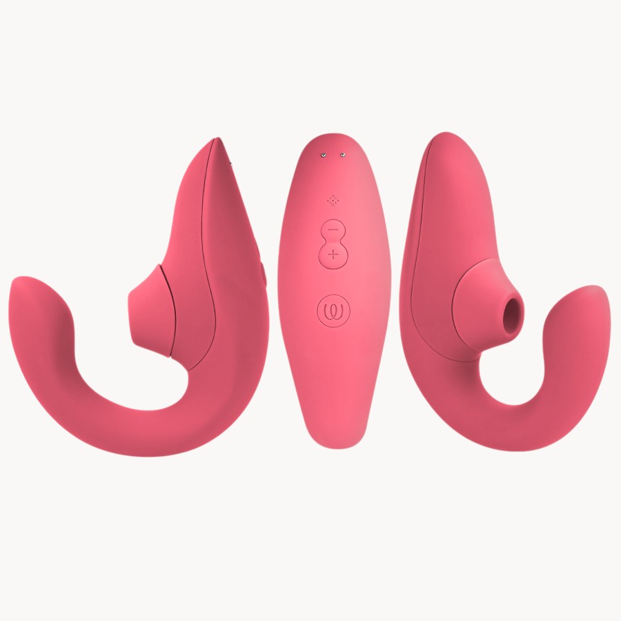 WOMANIZER - BLEND RABBIT VIBRATOR STIMULATOR VIBRANT ROSE