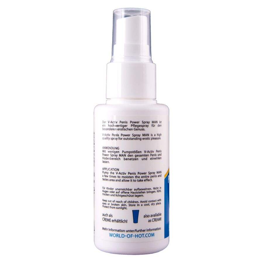 HOT - V-ACTIV PENIS POWER SPRAY FOR MEN 50 ML
