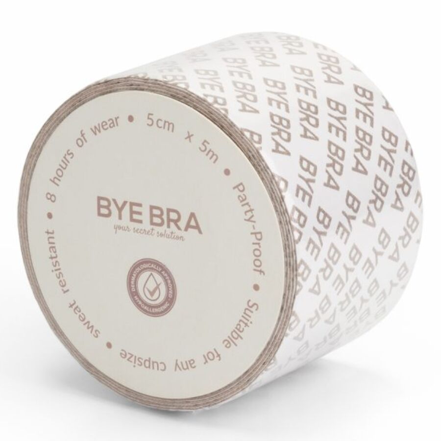 BYE-BRA - BODY TAPE DOUBLE SIDED DOUBLE SIDED TAPE BEIGE ONE SIZE 5 X 500 CM