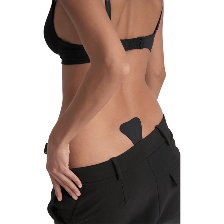 BYE-BRA - ADHESIVE THONG BLACK ONE SIZE