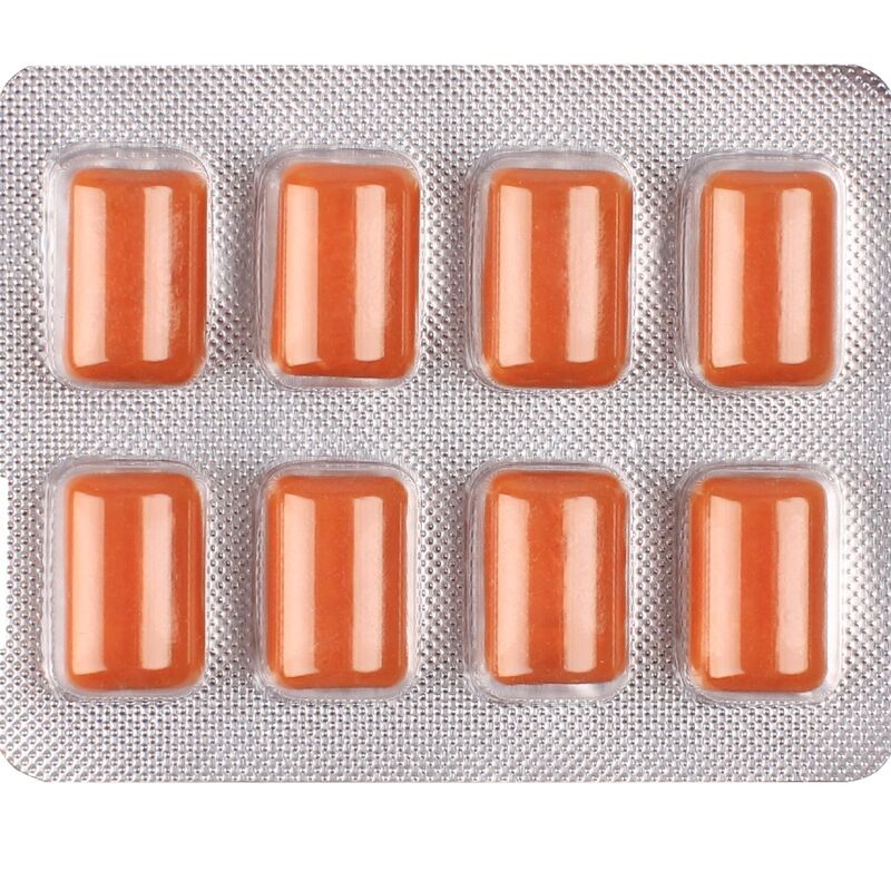WUG SOLAR - FUNCTIONAL VITAMIN & ZINC TROPICAL FRUITS FLAVOUR GUM BLISTER 8 PCS